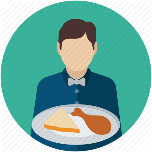 Vol By Creative Stall Attendant Butler Food - Hotel (512x512)