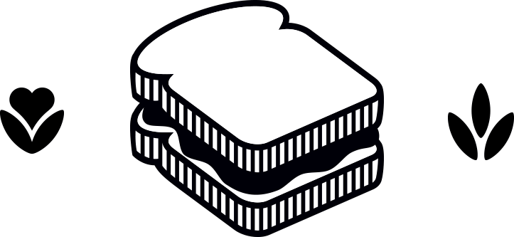 Breakfast - Breakfast Food Clip Art Black And White (723x333)