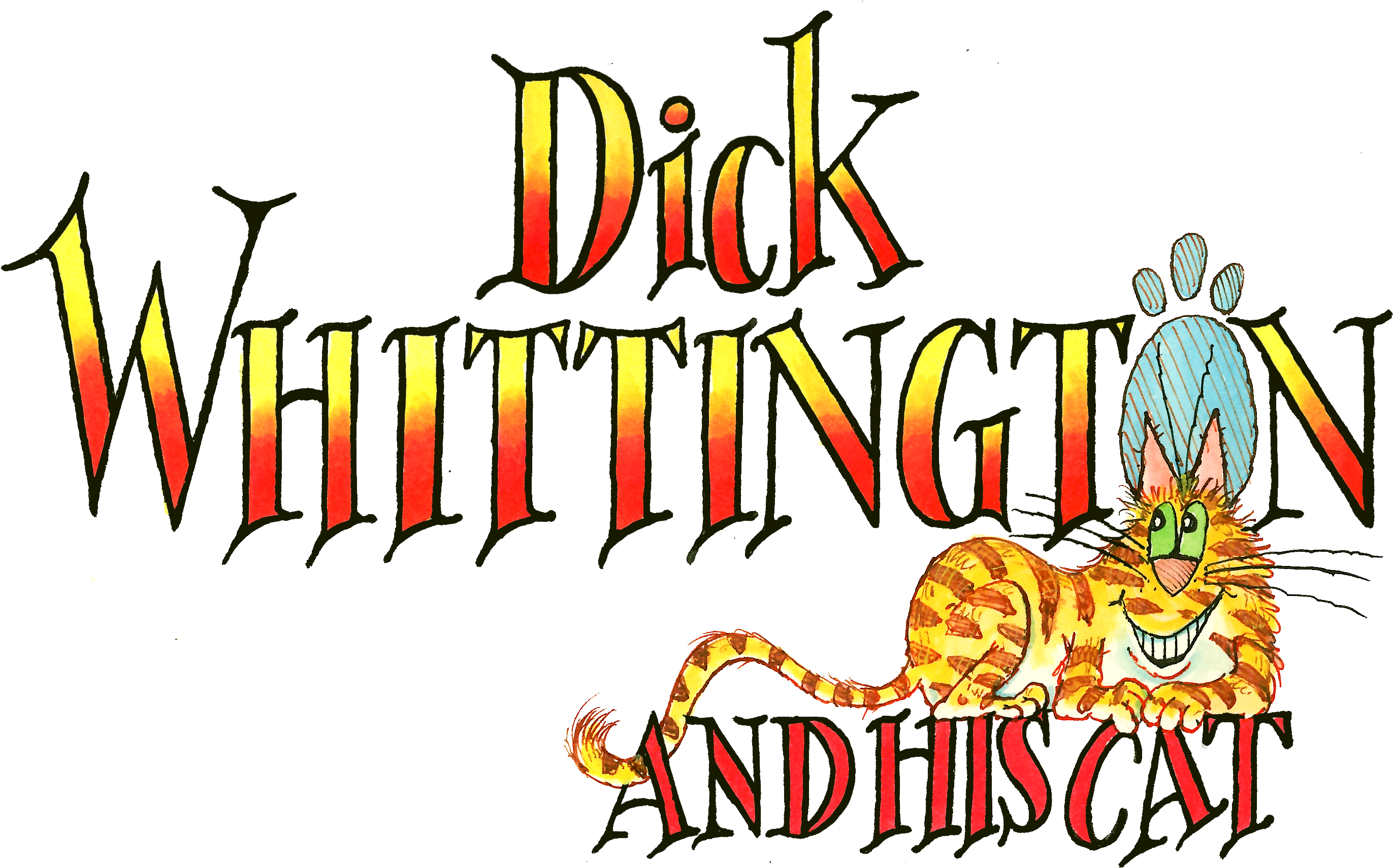 Dick Whittington & His Cat - Illustration (2774x1734)