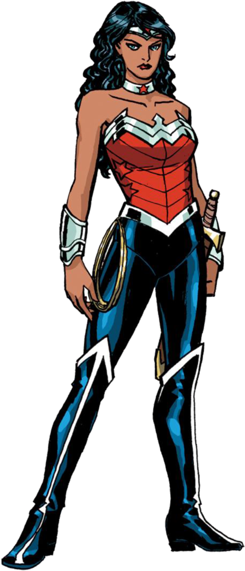 Wonder Woman New 52 Png - Wonder Woman Pants Outfit (663x1206)