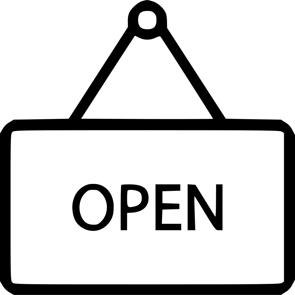 Open Sign Comments - Gym Icon Transparent Background (980x980)