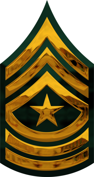 Chrome Us Army E 9 Sgm Psd Official Psds Military Rank - Chrome Us Army Rank (321x600)