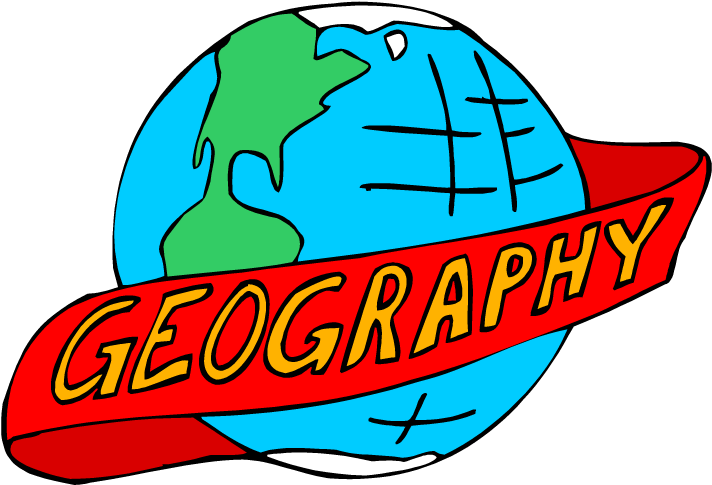 Geography Globe - Geography In Big Letters (750x491)