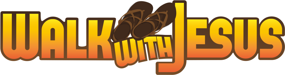 Clip Library Download Jesus Loves You Walk - Walking With Jesus Logo (1200x348)