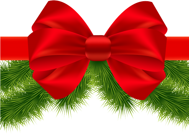 Christmas Ribbon Clipart Drum - Transparent Christmas Ribbon Clipart (640x480)