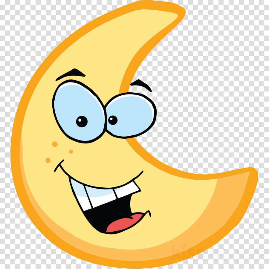 Moon Cartoon Clipart Drawing Clip Art - Love Facebook Png (900x900)