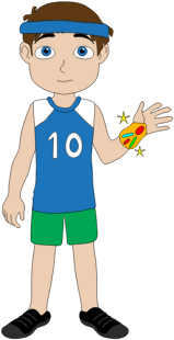 Friends Help Out Each Other - Cartoon (480x412)