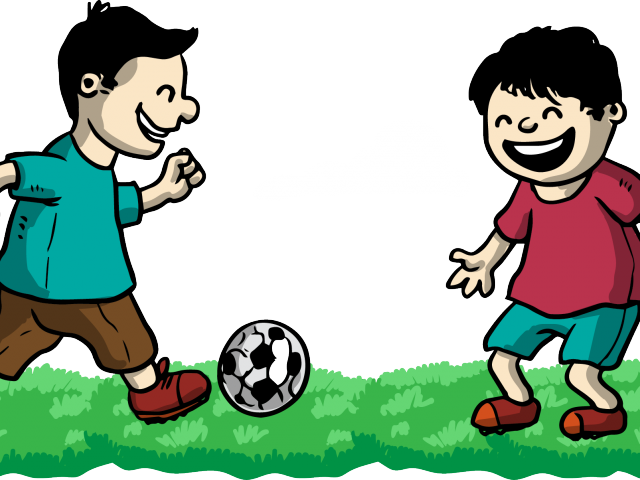 Friends Clipart Football - Clip Art Play Football (640x480)
