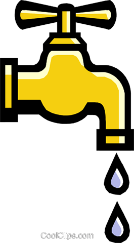 Faucet Royalty Free Vector Clip Art Illustration - Facts You Should Know About Fluoridation (265x480)