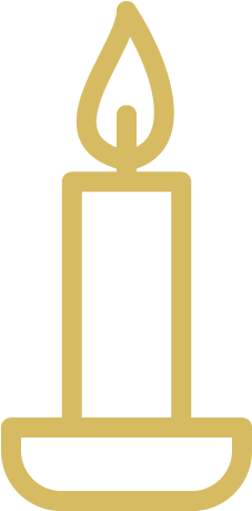 Inspirational Message & Candle Lighting - Portable Network Graphics (1080x648)