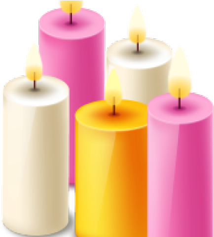 Violet Clipart Candle - Scented Candle Clip Art (640x480)