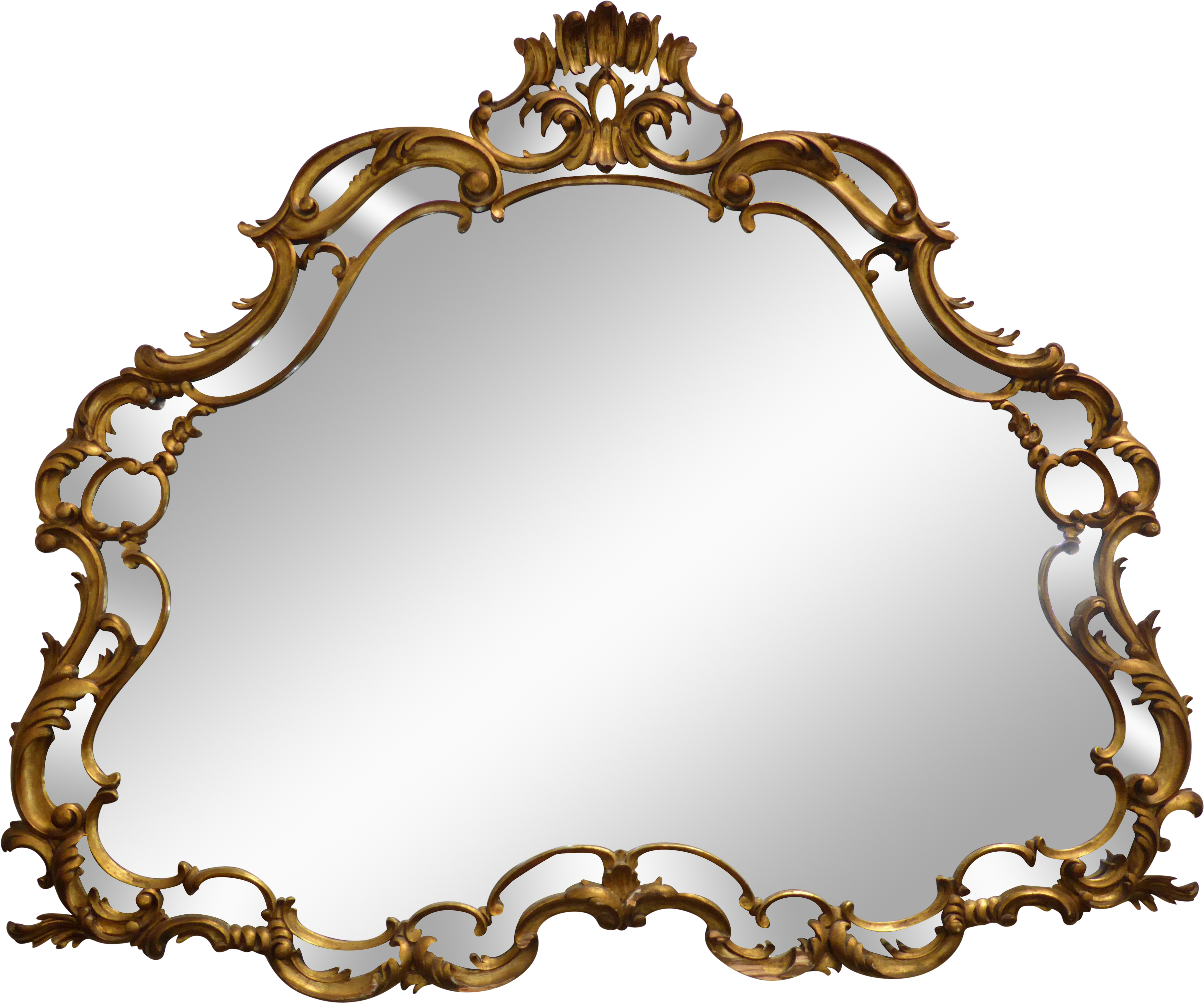 Mirror Clipart Gold Mirror - Decorative Arts (4452x3710)
