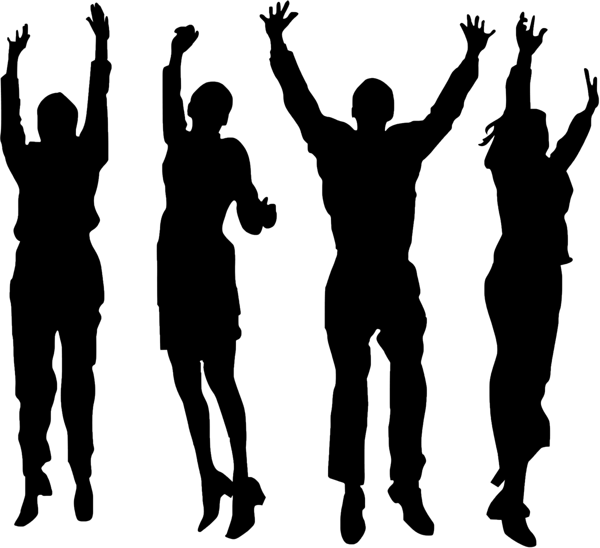 Kisspng Youth Ministry Clip Art Praise - Youth Clipart Black And White (1200x1095)