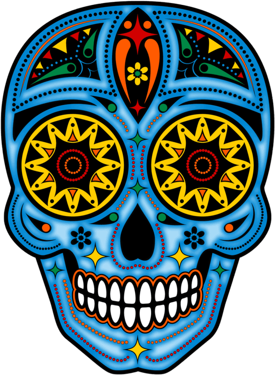Some People Think Day Of The Dead Is About Life After - Day Of The Dead Png (580x783)
