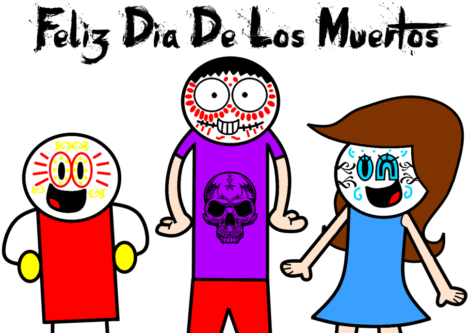 Feliz Dia De Los Muertos By Boombloxgamer10alt - Art (1071x746)