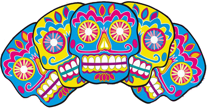La Cultura De Un Pueblo Está Basada En Sus Costumbres - Calaveras Dia De Muertos Png (736x394)