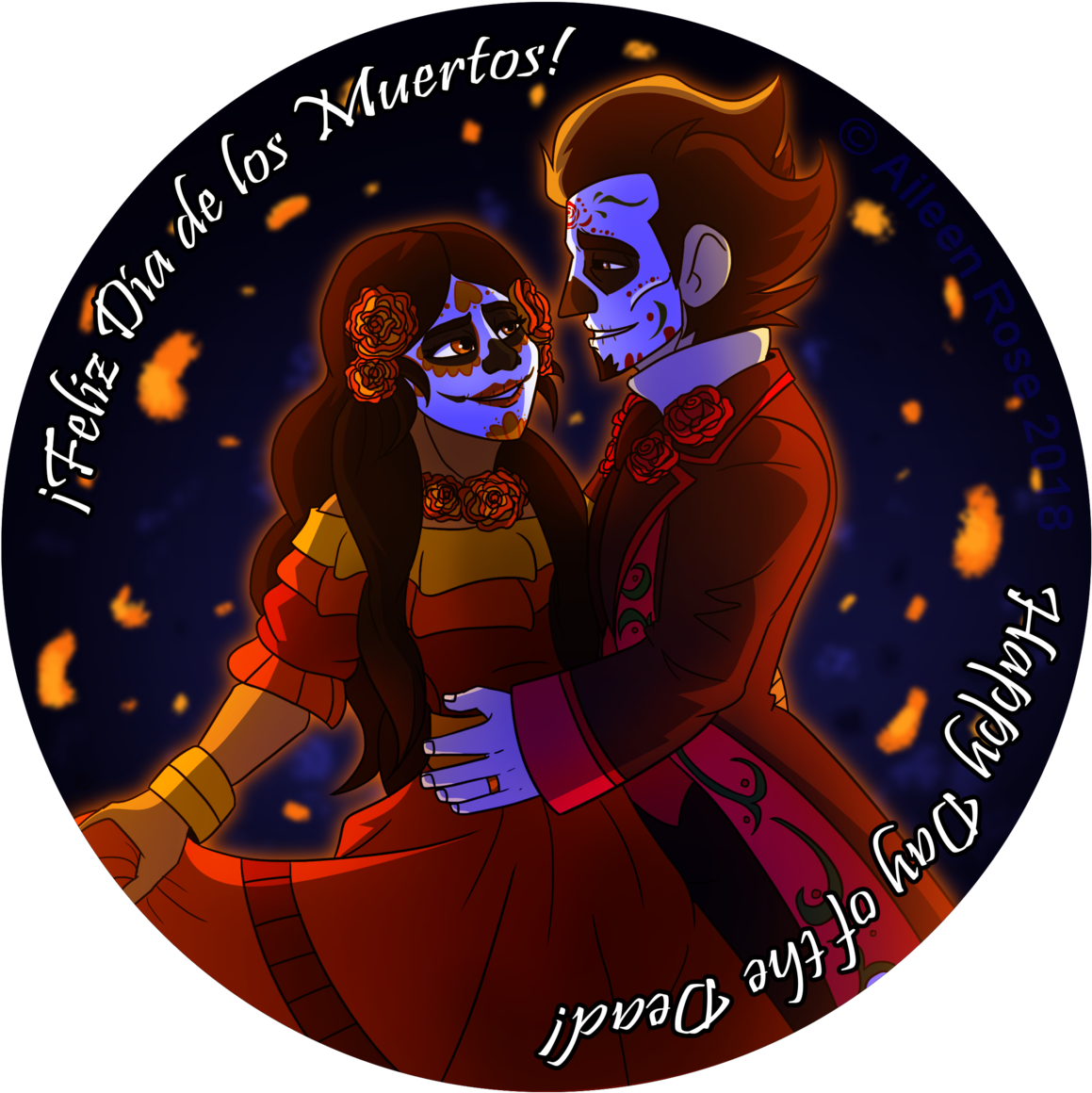 ¡feliz Día De Los Muertos /happy Day Of The Dead Everyone - Day Of The Dead (1280x1258)