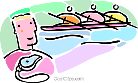 Rowing Team Royalty Free Vector Clip Art Illustration - Rowing Team Royalty Free Vector Clip Art Illustration (480x289)
