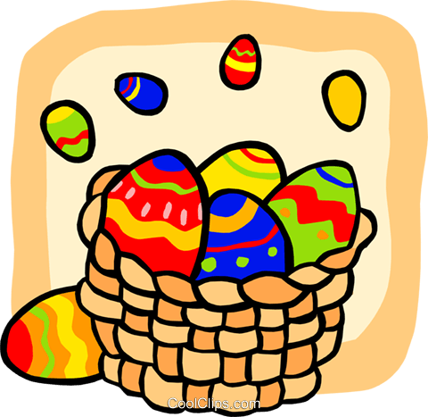 Easter Eggs Royalty Free Vector Clip Art Illustration - France (480x467)