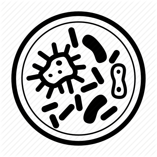 Germs Icon Clipart Computer Icons Microorganism Bacteria - Black Roses The Rasmus (512x512)