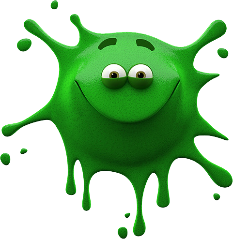 Bacteria Png - Microbes No Background Cartoon (481x494)