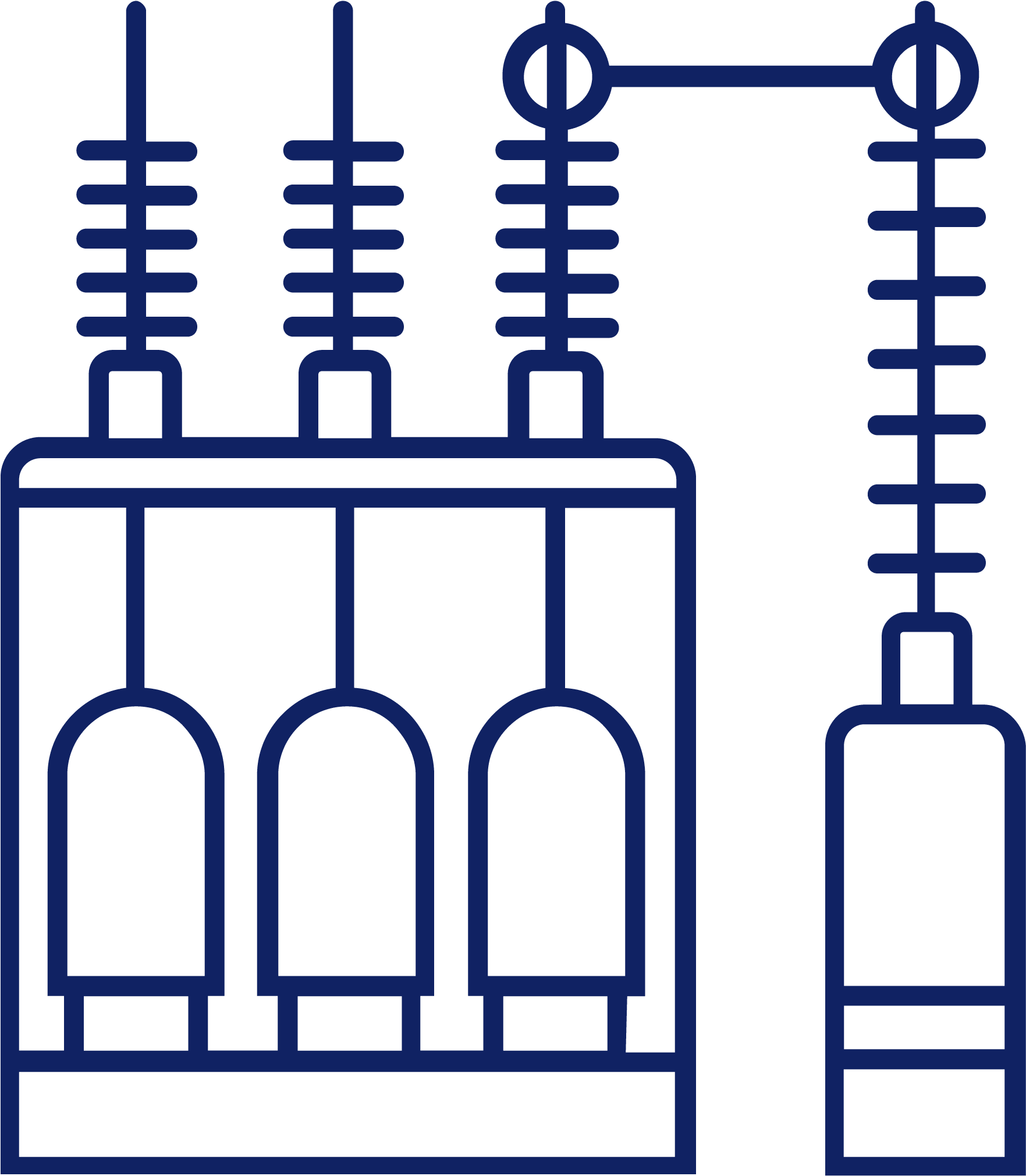 Distribution Icon - - Transformer Electrical Drawing (2084x2084)