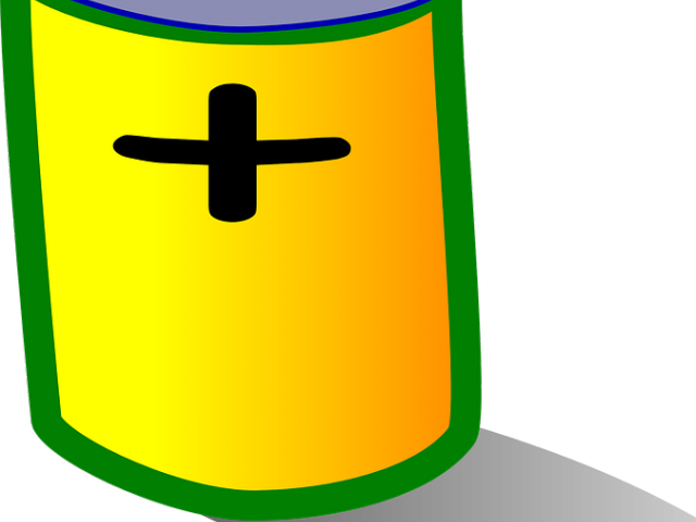 Battery Charging Clipart Charged Battery - Battery (640x480)
