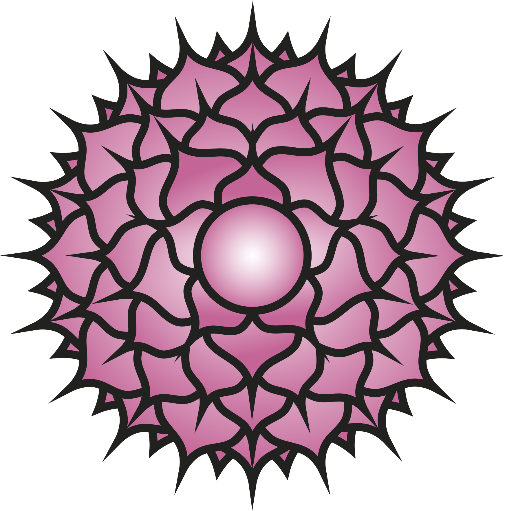 Open - 16 Petalled Lotus (2000x2000)