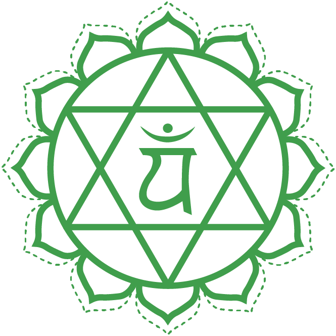 Vector Set Chakra - Heart Chakra (665x665)