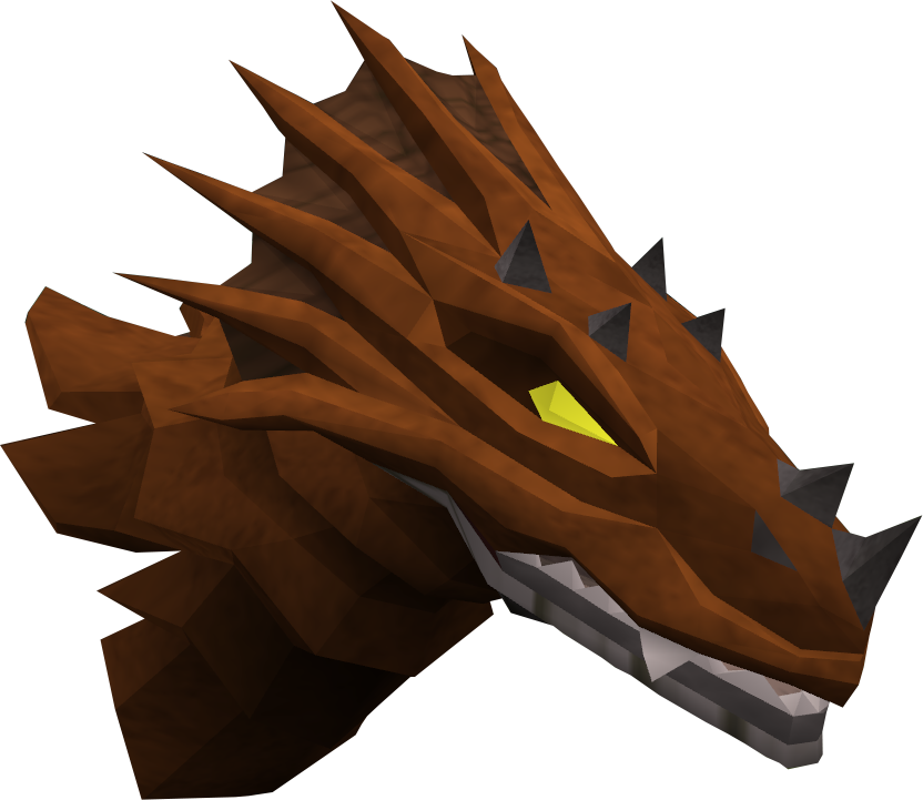 The Runescape Wiki - Dragon Head Transparent Background (832x721)