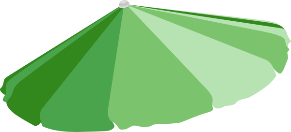 This Free Clip Arts Design Of Beach Umbrella - This Free Clip Arts Design Of Beach Umbrella (600x273)