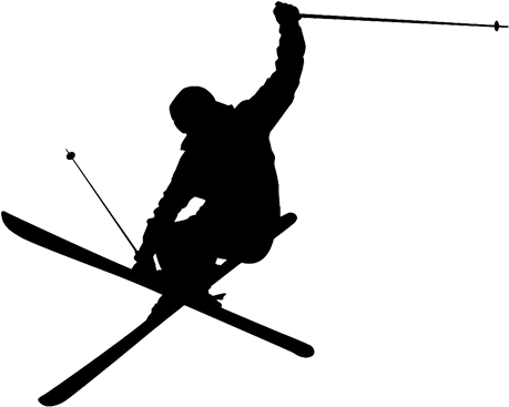 400 Mg Of Doxycycline - Skiing Silhouette (504x499)