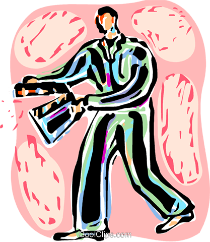 Director With Clapper Board Royalty Free Vector Clip - Director With Clapper Board Royalty Free Vector Clip (417x480)