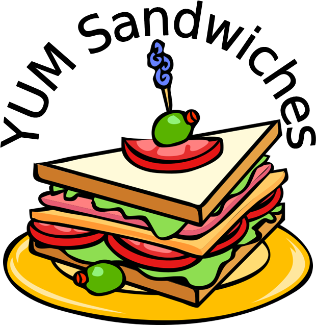 Activity - Sandwich Clip Art (620x637)