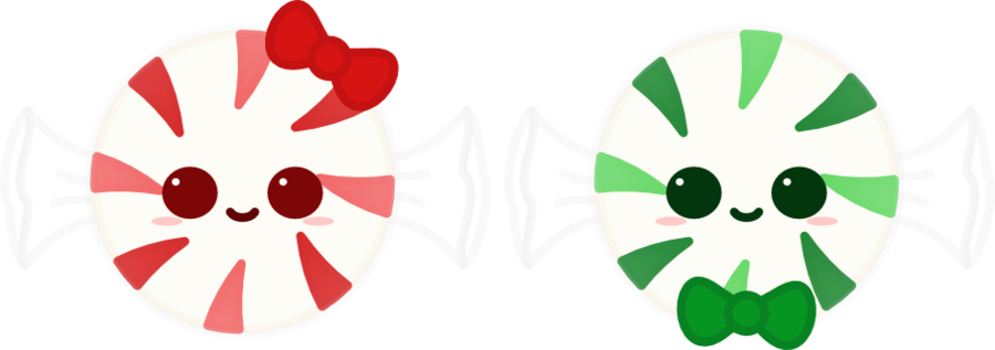 Dd Peppermints - Kawaii Peppermint (900x317)