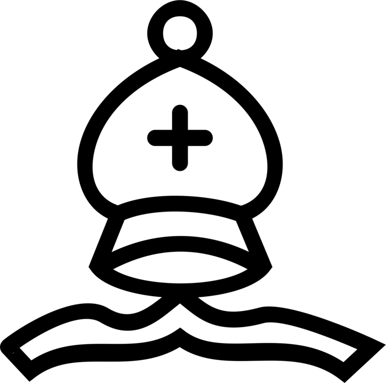 Chess Piece Bishop King Queen - White Bishop Chess (757x750)