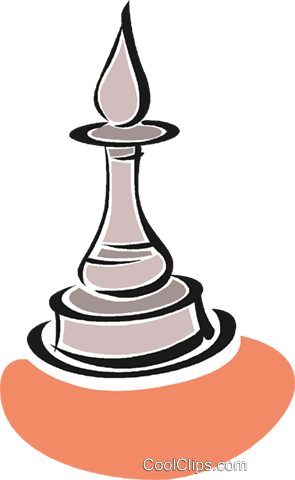 Bishop Chess Piece Royalty Free Vector Clip Art Illustration - Bishop Chess Piece Royalty Free Vector Clip Art Illustration (295x480)