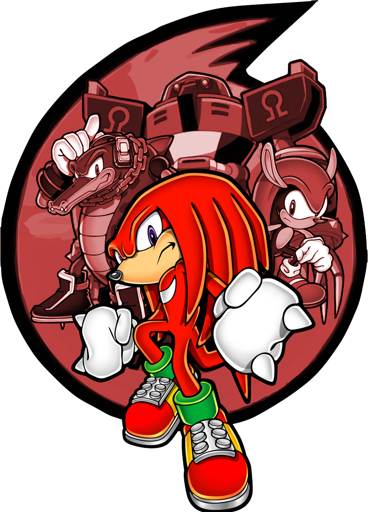 Clip Art Black And White Stock Archetype Sonic Stars - Knuckles The Echidna (745x1037)