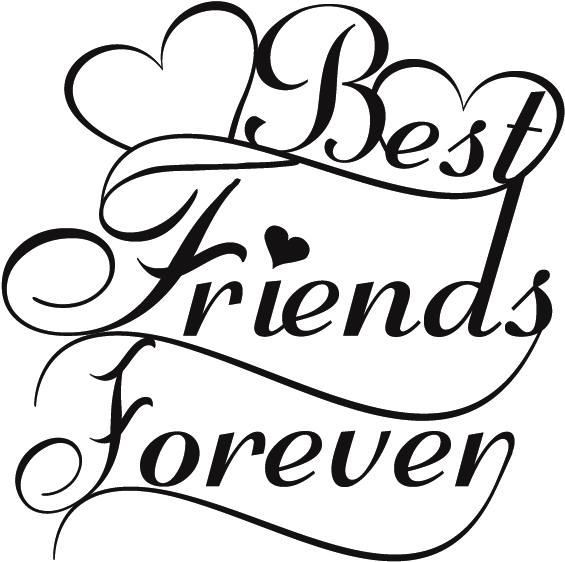 Clip Art Transparent Download The Best Kind Of - Valentine Wish For Best Friend (612x592)