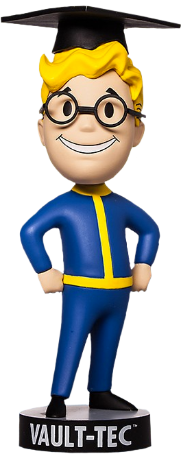 Clipart Freeuse Stock Intelligence Vault Bobble Head - Fallout 4: Vault Boy 111 Bobbleheads - Series Two: (293x662)