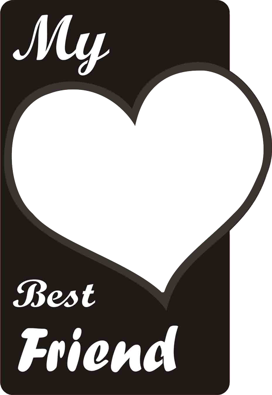 Heart Clipart Friend - Heart For Best Friend (551x800)
