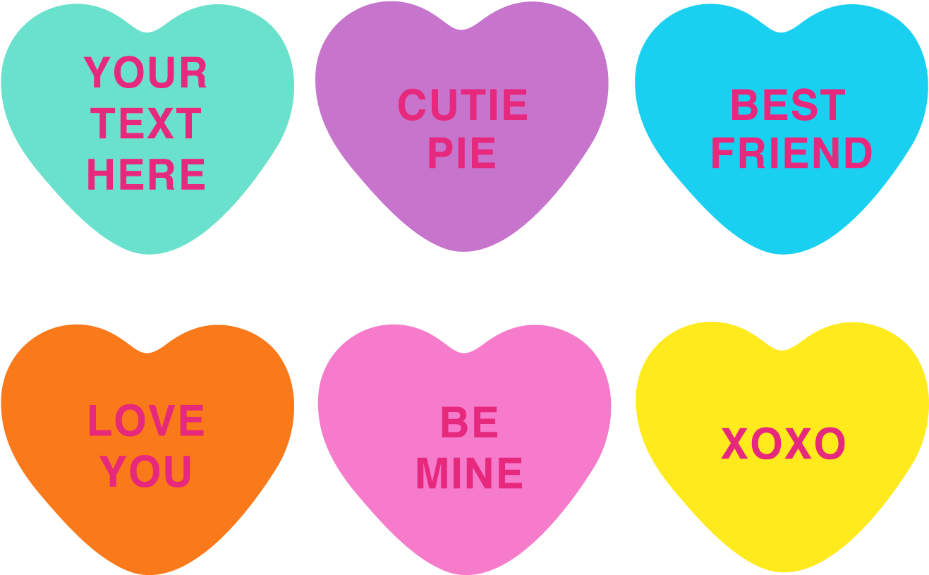 Hearts Clipart Friend - Your Image Here (1355x860)