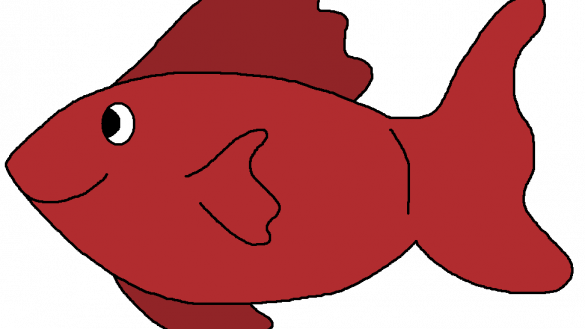 Free Fish Clipart Clip Art Printable Panda Images - Clip Art Red Fish (585x329)
