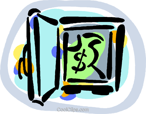 Bank Vaults Royalty Free Vector Clip Art Illustration - Bank Vaults Royalty Free Vector Clip Art Illustration (480x374)