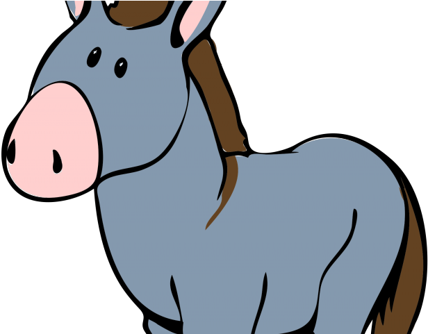 Donkey Clipart Donkey Cart - Wolf And The Ass (640x480)
