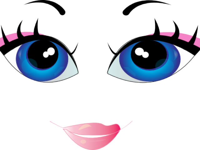Smileys Clipart Eyelash - Clip Art Of Pretty (640x480)