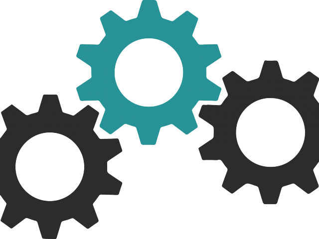 Gears Clipart Gear Train - Gears Clipart Gear Train (640x480)