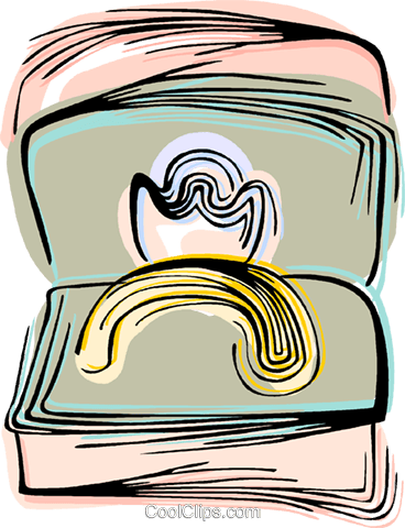 Diamond Wedding Ring Royalty Free Vector Clip Art Illustration - Diamond Wedding Ring Royalty Free Vector Clip Art Illustration (368x480)