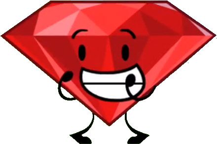 Tennis Ball Clipart Battle For Dream Island - Bfdi Ruby (442x299)