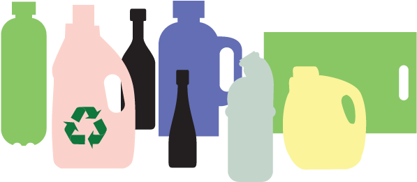 Recycle Clipart Recycling Thing - Plastic Bottle Illustration Png (640x330)